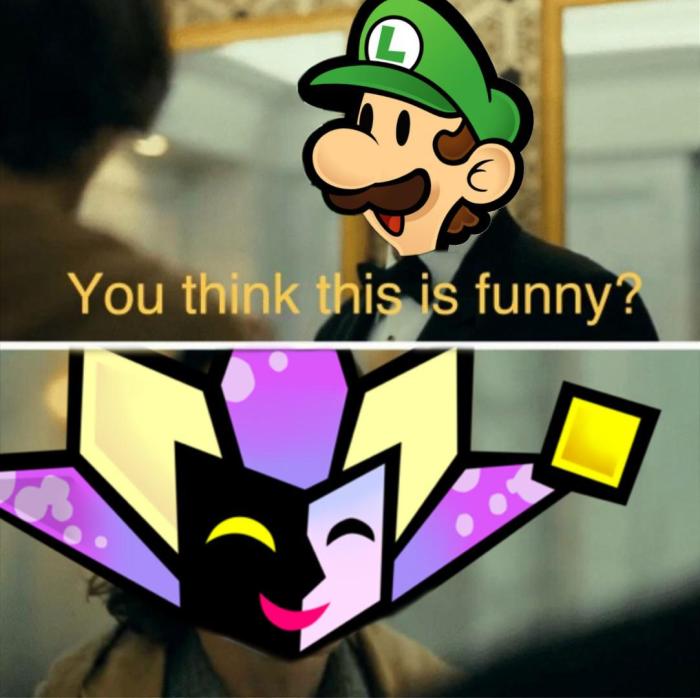 Super paper mario meme