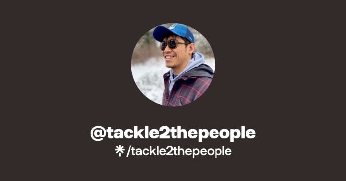 Tackle 2 the people