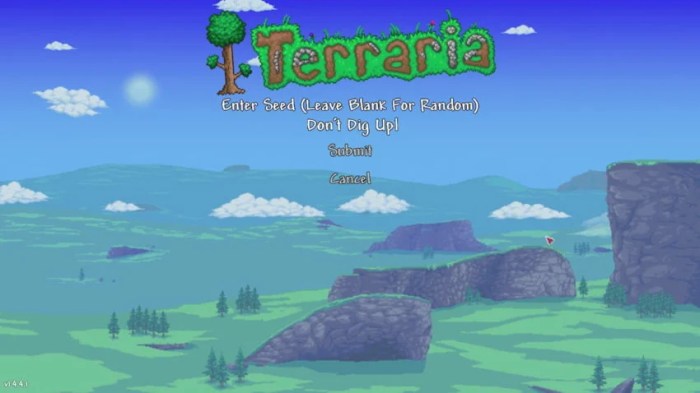 Terraria don't dig up