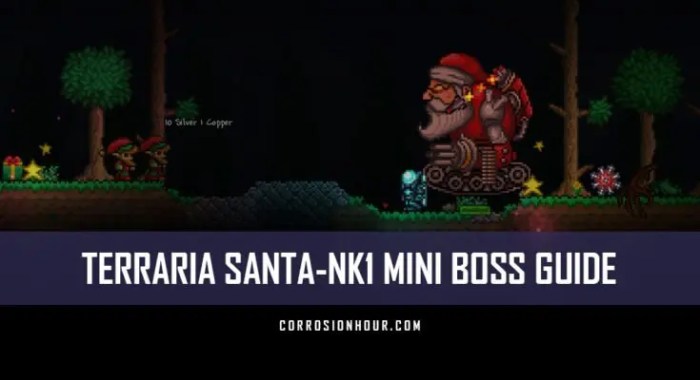 How to get santa terraria