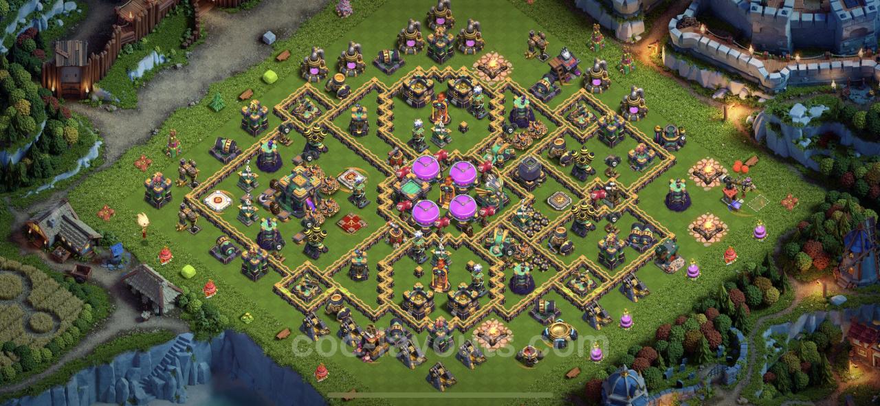 Base farming hall town th bases war farm th11 townhall push clash clans layouts inside technique these gamer place guys