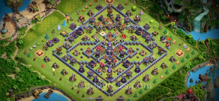 Coc town hall 15 base