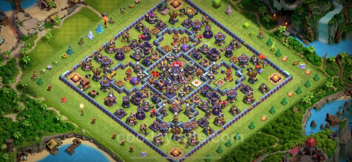 Coc 5th town hall base