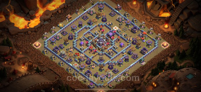 Base clash th5 clans town hall trophy level defense layout defence plan th link temporarily impossible unavailable copy