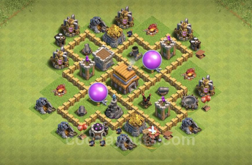 Town hall 5 base best