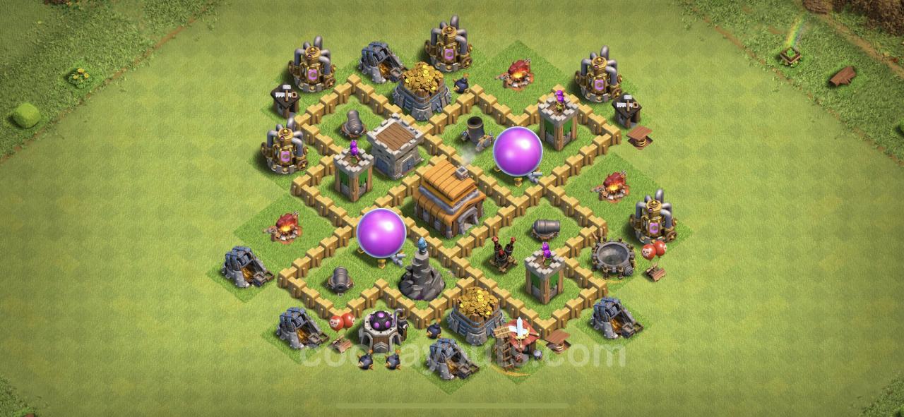 Town hall 5 base best