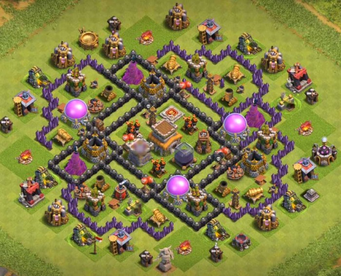 Best base in coc th8