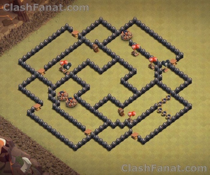 Base war th8 coc town hall clash clans defense