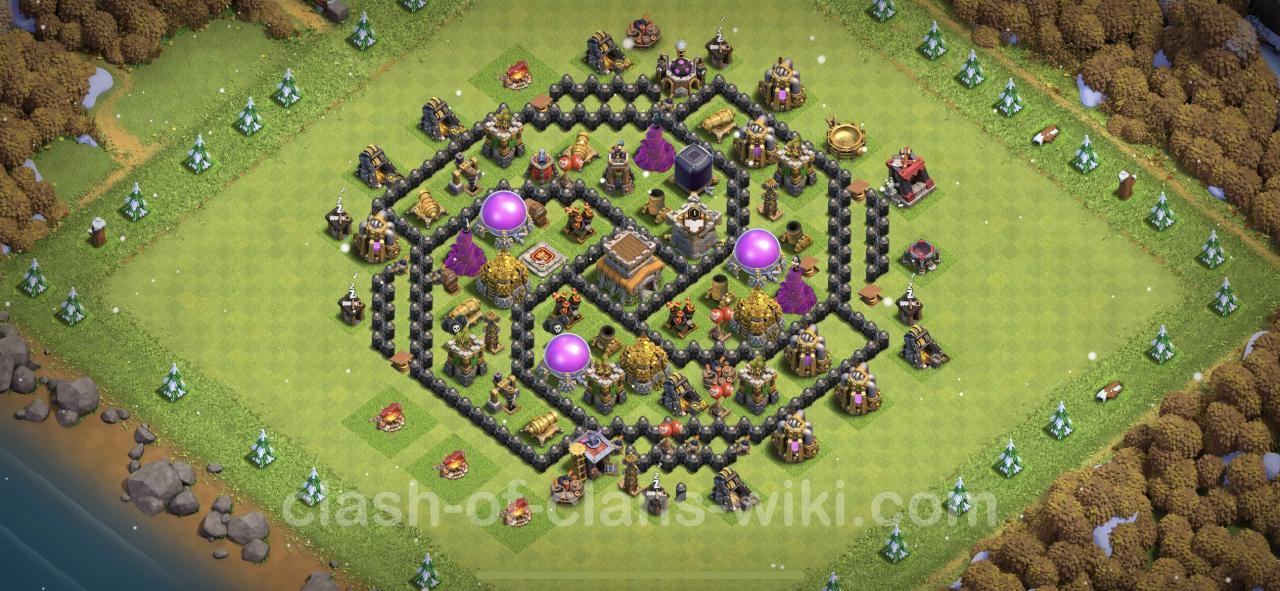 Town hall 8 max base