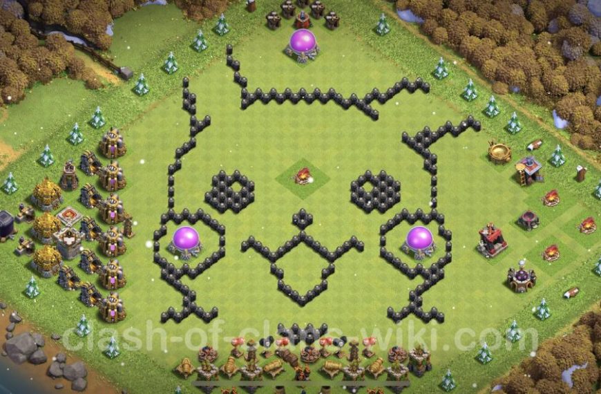 Th8 base clash of clans