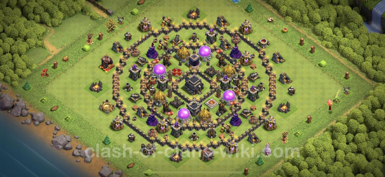 Th9 loot town clash clans
