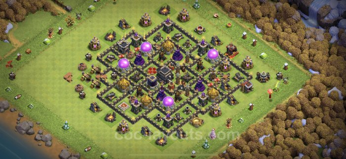 Clash of clans max th9