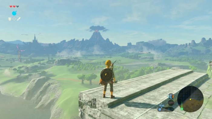 Zelda imagens hyrule ganha previsto lançamento permitirá