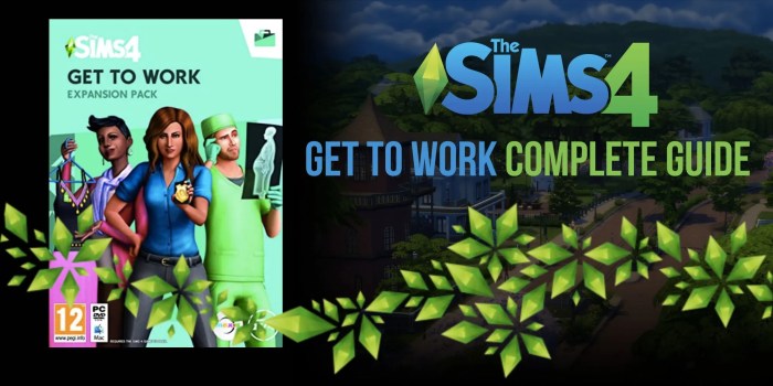 Sims 4 sims go to work