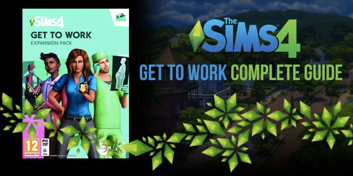 Sims 4 going to work