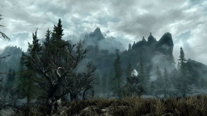 Skyrim rising at dawn