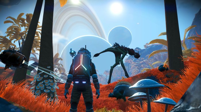 No man's sky standing