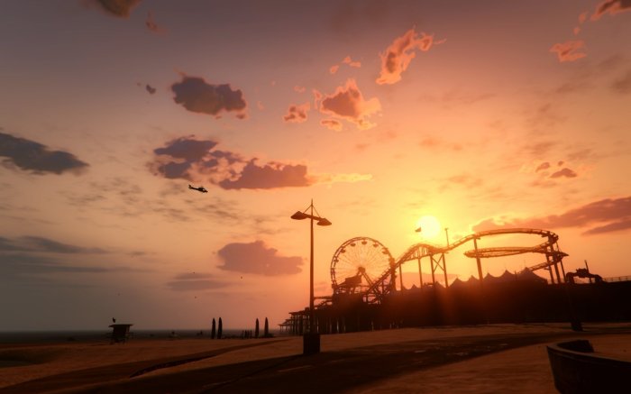 Grand theft auto 5 beach