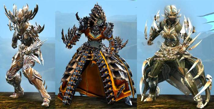 Armor guild wars female armour ranger game sets armors gw2 mmorpg guildwars2 fantasy outfit neverwinter light heavy outfits colors skins