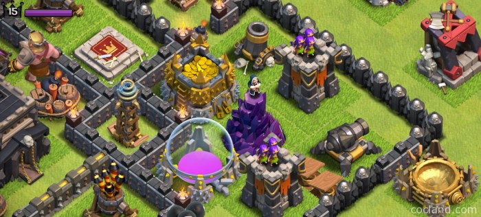 Town hall 9 upgrade base