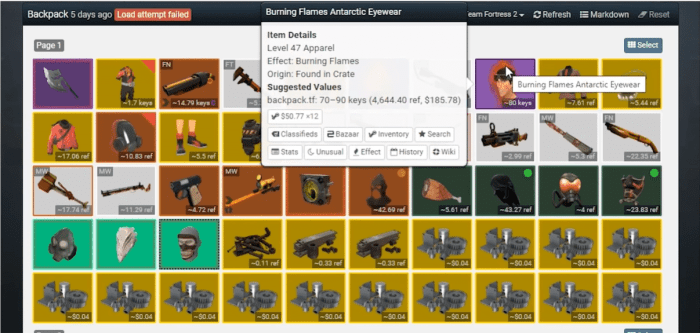 Tf2 items to csgo items