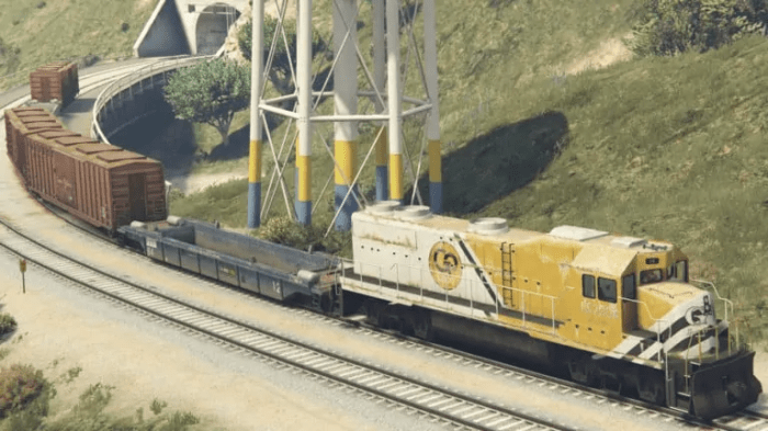 How to get on train gta 5