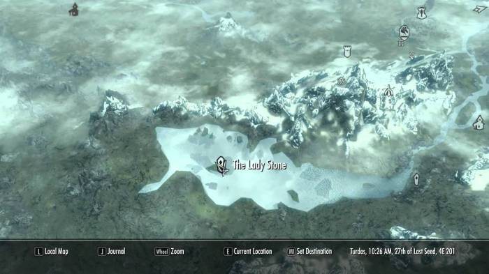 Treasure map x skyrim