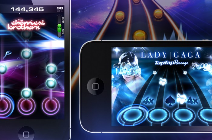 Tap revenge included songs