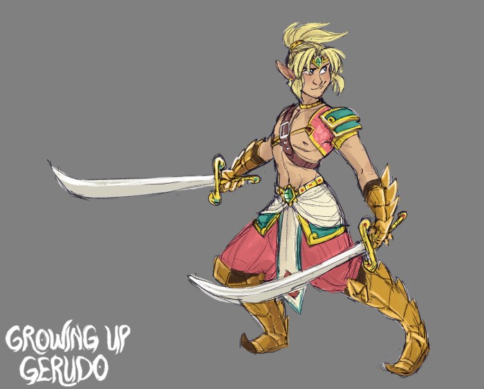 Male gerudo armor botw