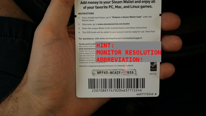 Free steam gift card code