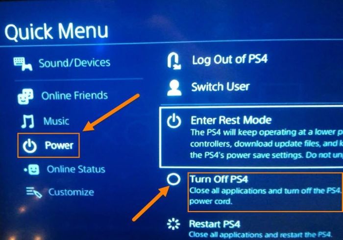 Ps4 turns off by itself