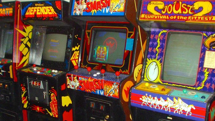 Types of arcade games