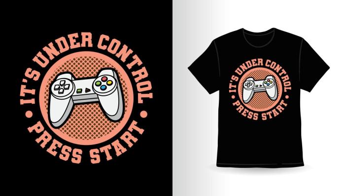 Game controller t shirt