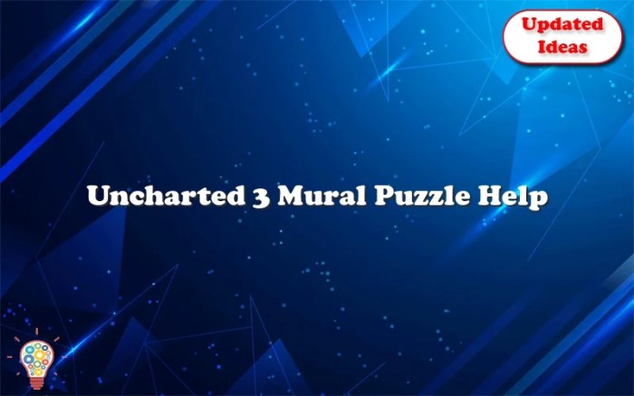 Uncharted 3 mural puzzle