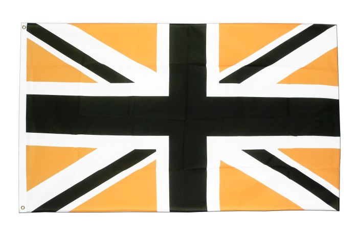 Flag union jack gold flags british 3x5 ft royal