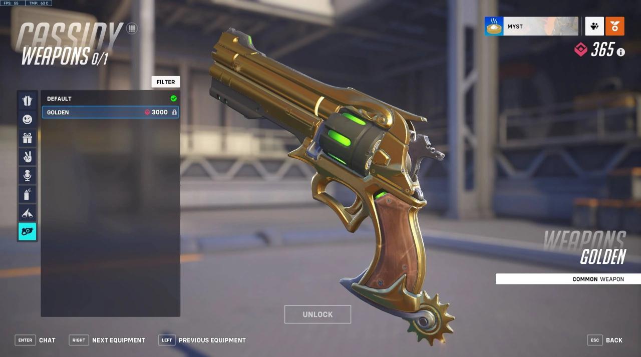 Overwatch 2 gold guns