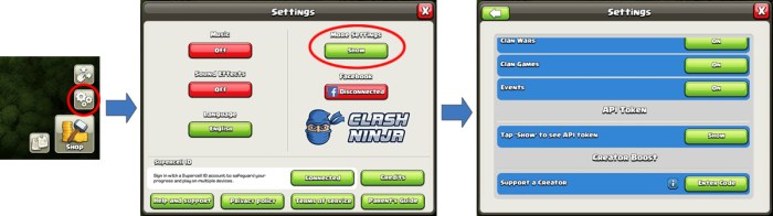 Code clash of clans