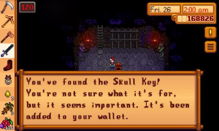 The skull key stardew