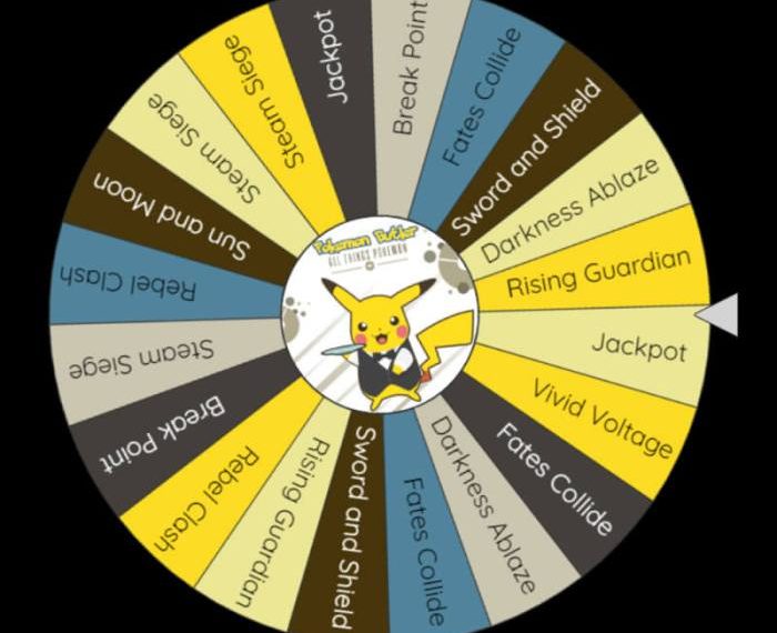 Pokemon spin the wheel