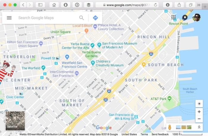 Google maps waldo lets april play where fool