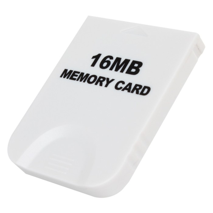 Wii gamecube memory card