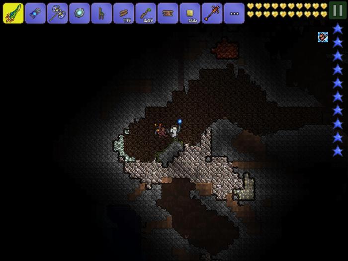 Iron ore in terraria