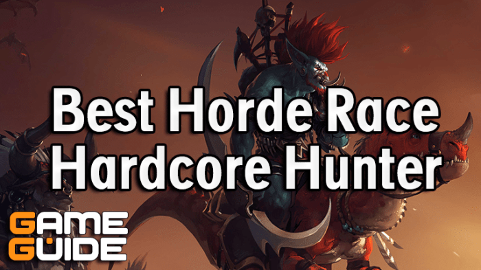 Best horde race for monk