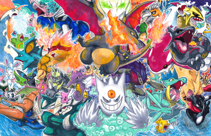 Shiny pokémon by color