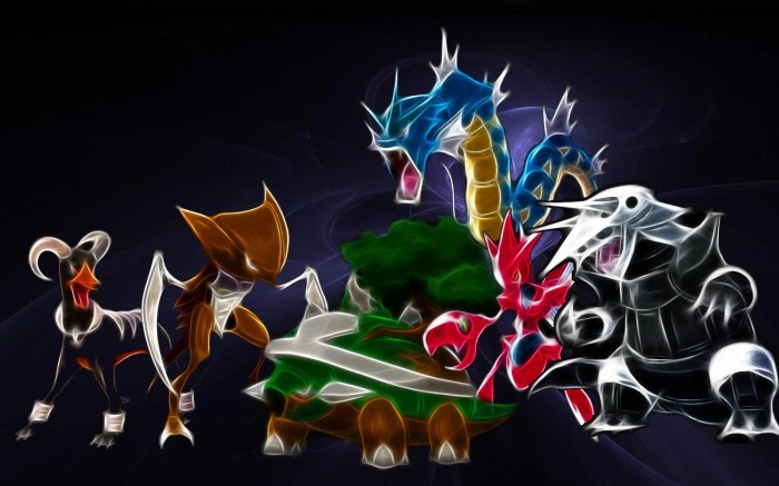 Shiny pokémon by color