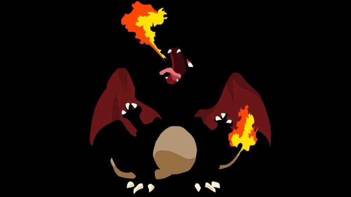 Shiny charizard fire red