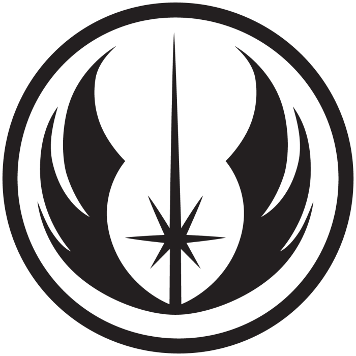 Jedi logo wars star order knight academy emblem circle clipart fantasy war