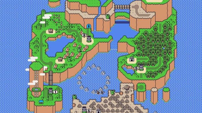 Mario world world map