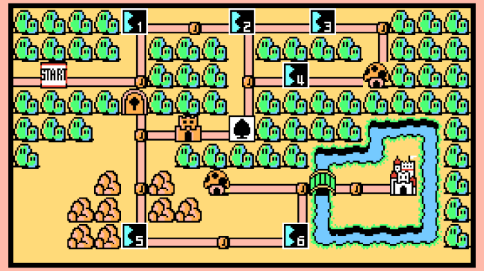 Mario super bros level