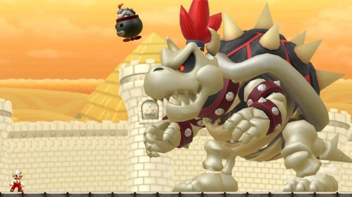 Bowser mario bros wii